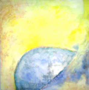Blue Orb Acrylic, 48x48