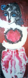 Be Mine? Encaustic, 12x24