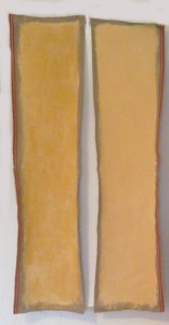 Belgian Linen Panels in Yellow Acrylic, 36x48