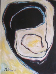 Calla Lily Acrylic, 36x48