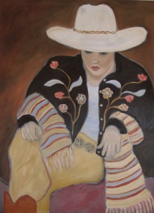 Cowgirl Acrylic, 36x48