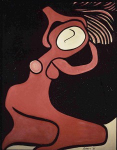 Fan Dancer Acrylic, 36x48