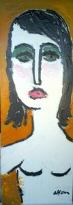 Lilith Encaustic, 12x24