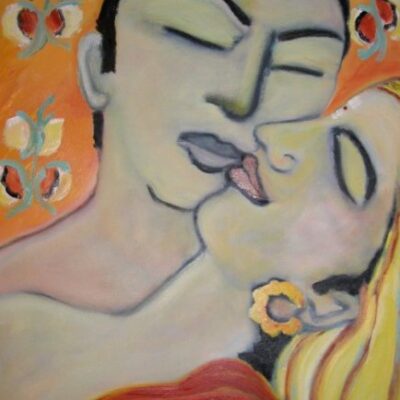 Indian Couple Parting (SOLD)