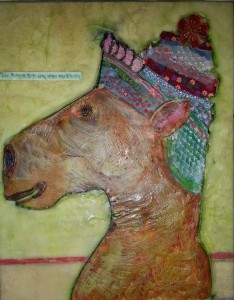 Kalki Encaustic, 10x12