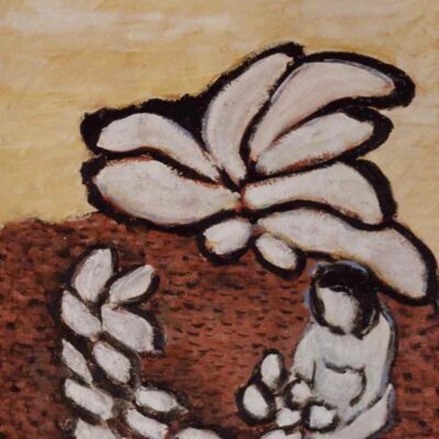 Young Girl Gathering Butterfly Wings (SOLD)