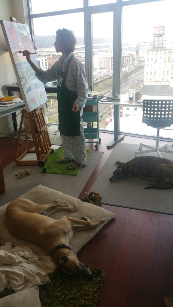 Painting in the Pearl