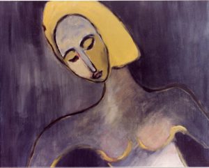 Yellow-Haired Dancer Oil, 36x48
